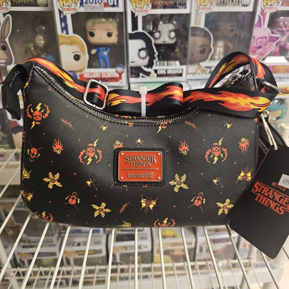 Hellfire Club Black and Red Loungefly Handbag - Picture 3 of 4